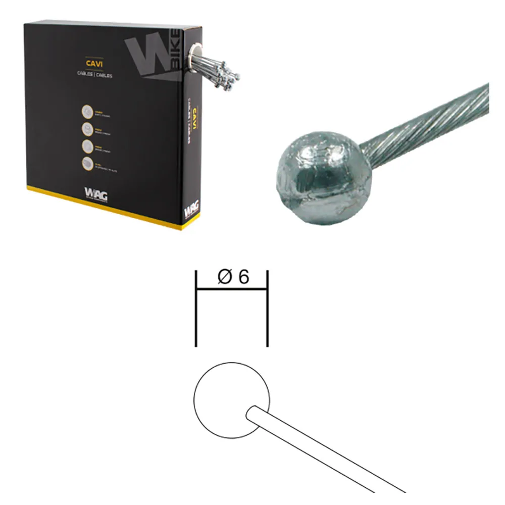 Wag Holland 1.5 X 2100 Mm Bremsekabel 100 Enheter, Steel, One Size