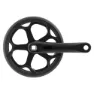 Wag Solid C/p Kranksett, Black, 170mm, 52t