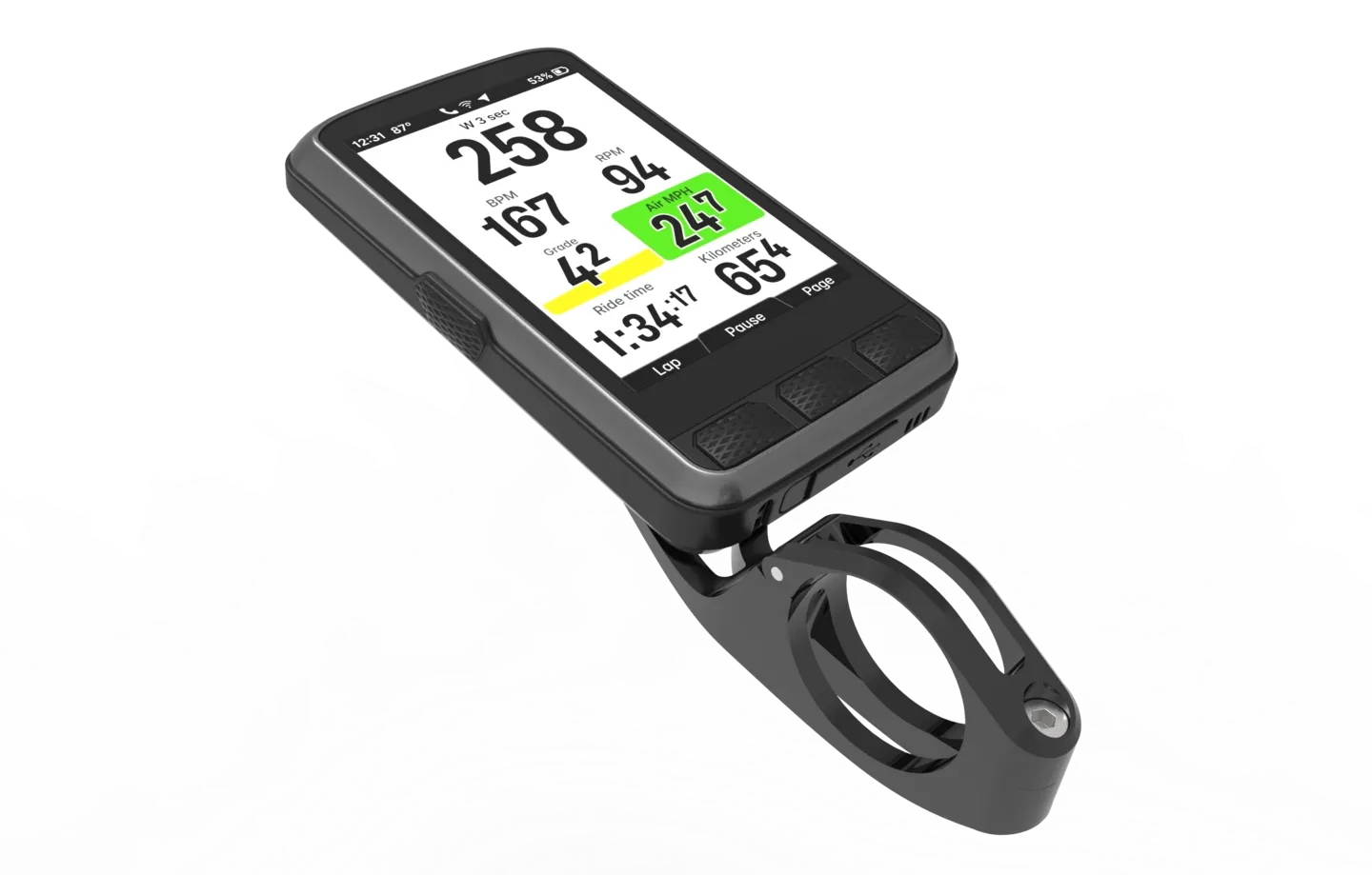 Wahoo Elemnt ACE GPS Sykkelcomputer, Black, One Size