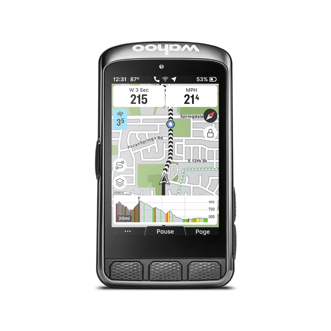 Wahoo Elemnt ACE GPS Sykkelcomputer, Black, One Size