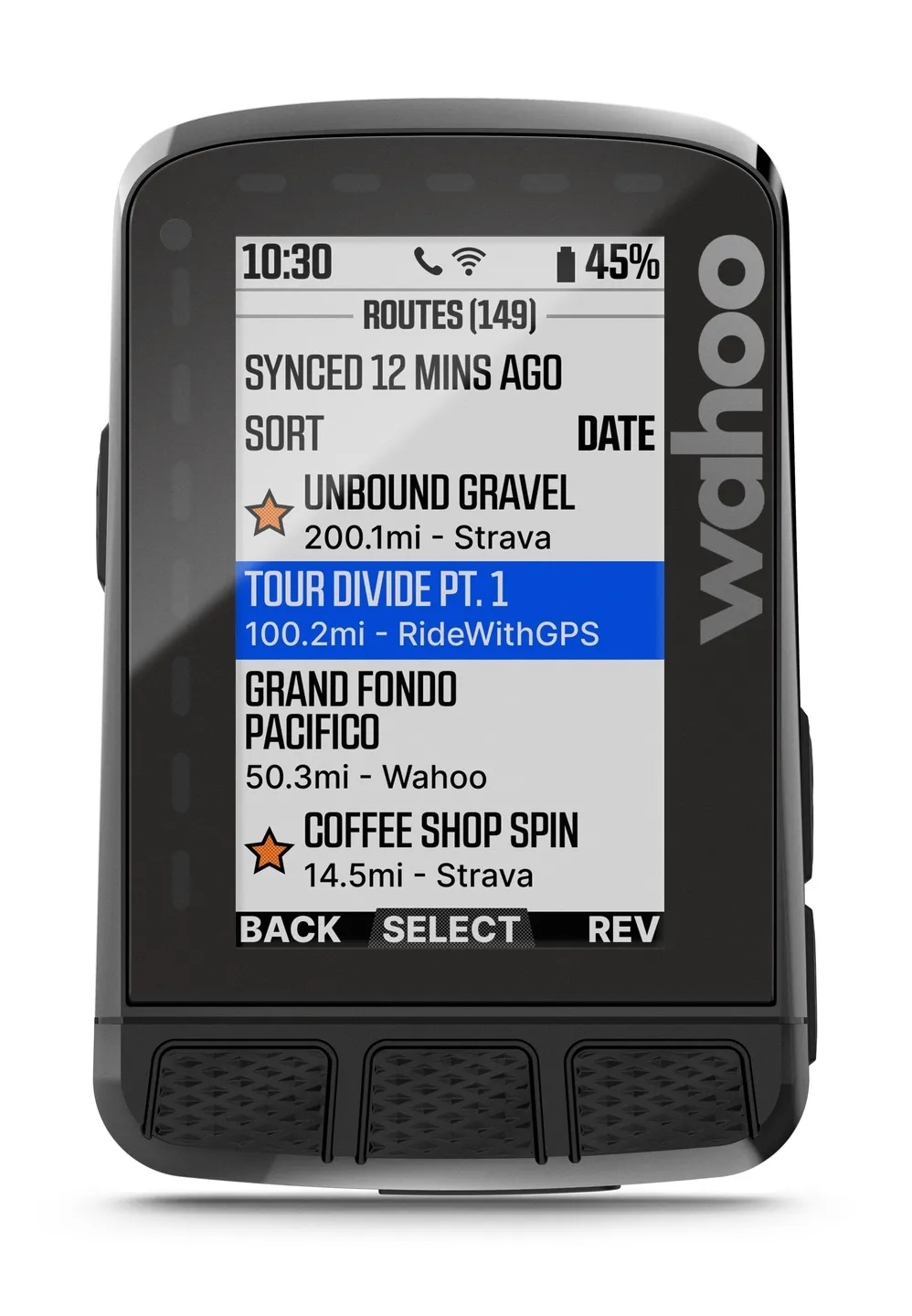 Wahoo Elemnt Roam 2.0 GPS Computer, Black, One Size