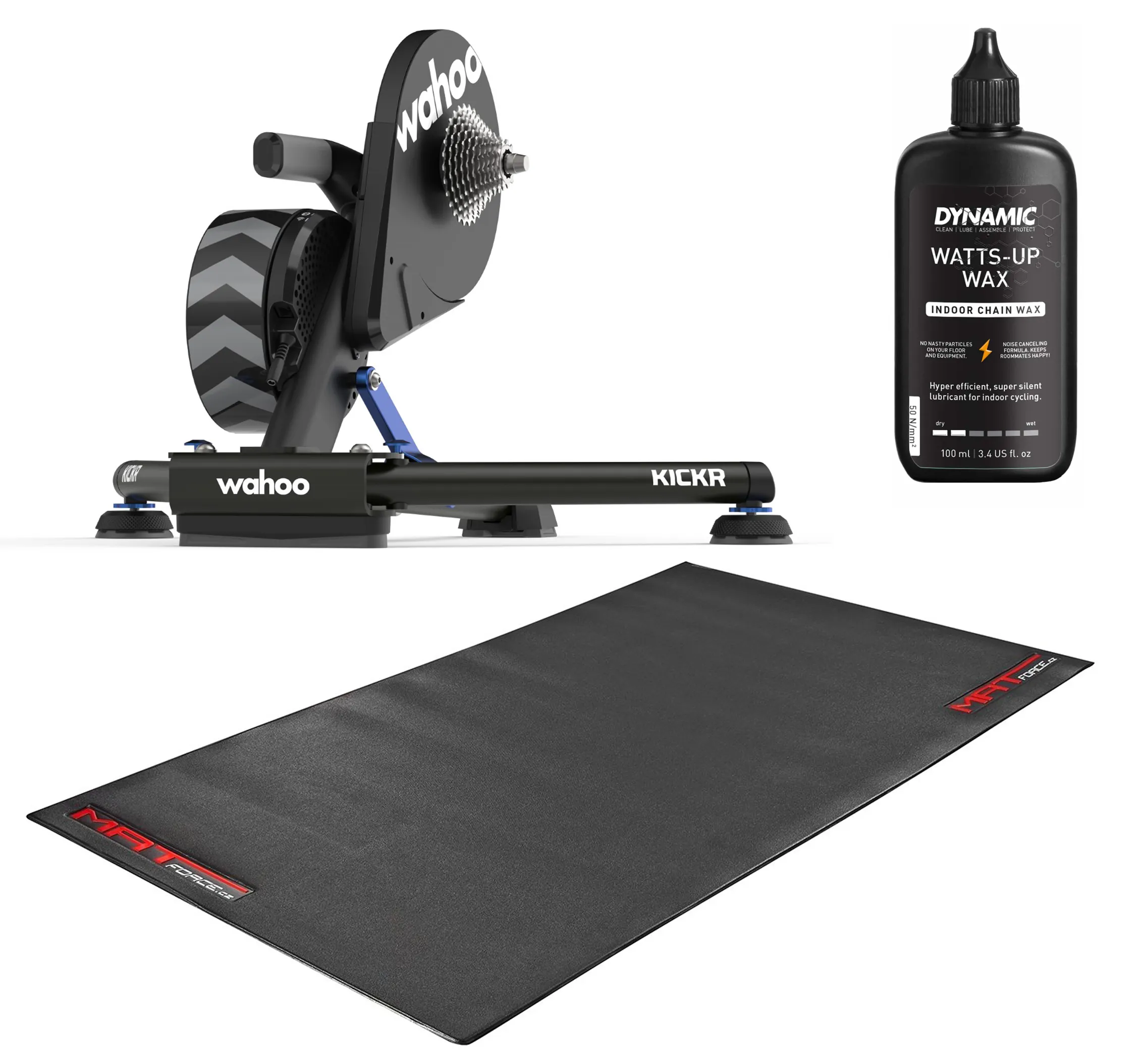 Wahoo KICKR V6 sykkelrulle inkl. matte+kjedevoks Wahoo KICKR V6 sykkelrulle inkl. matte+kjedevoks