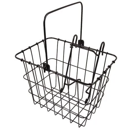 Wald 114 GB Quick Release sykkelkurv, Svart
