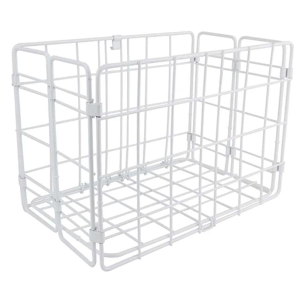 Wald 582 foldbar sykkelkurv bak, Hvit Wald 582 foldbar sykkelkurv bak, Hvit