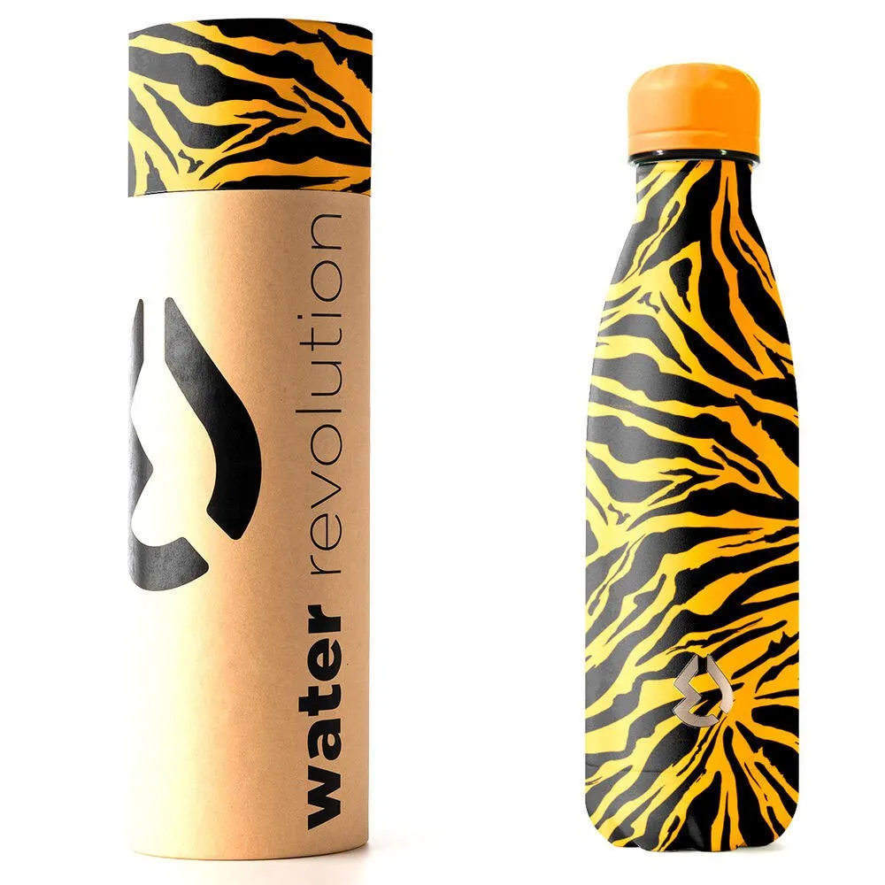 Water Revolution Tiger 500ml Termosflaske, Orange / black, One Size