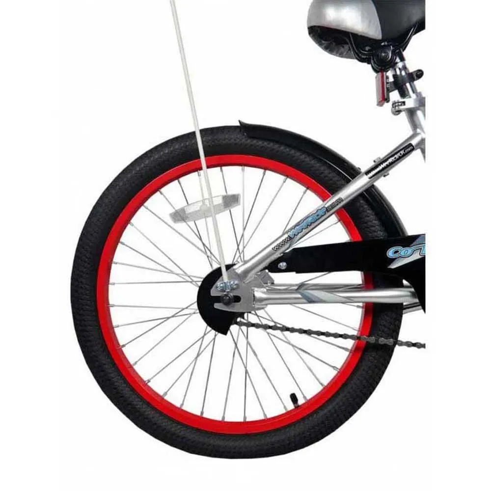 Weeride Co-pilot Sykkelvogn, Silver, Max 35kg