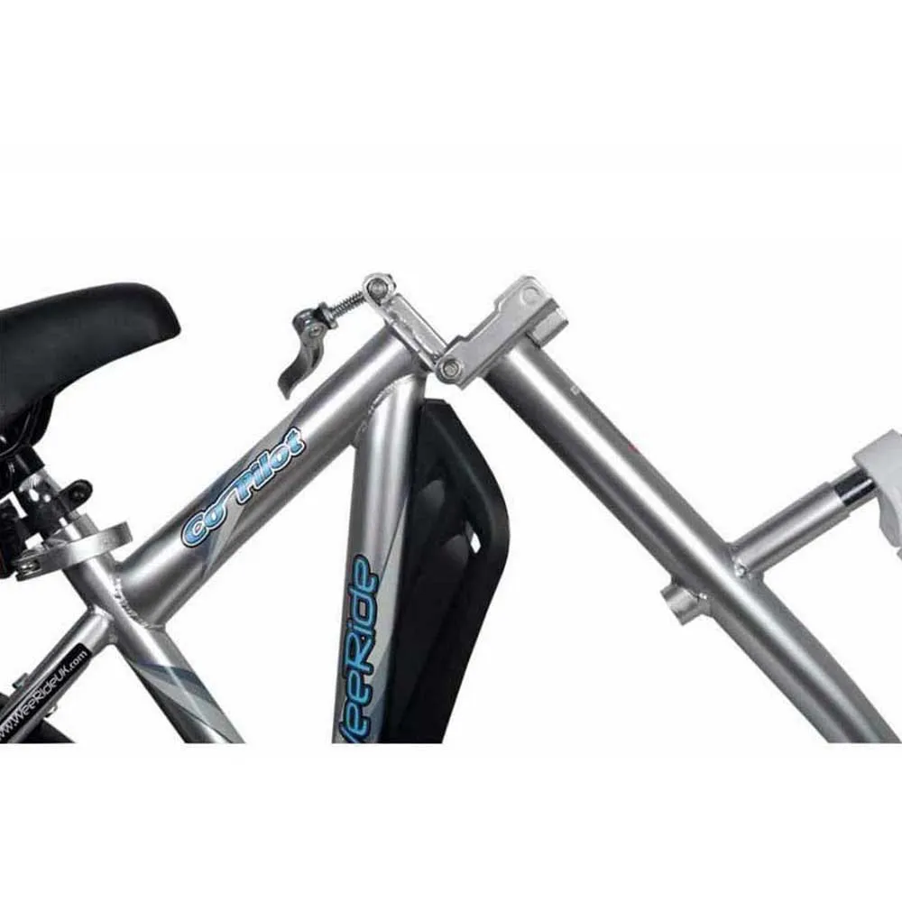 Weeride Co-pilot Sykkelvogn, Silver, Max 35kg