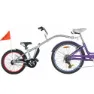 Weeride Co-pilot Sykkelvogn, Silver, Max 35kg