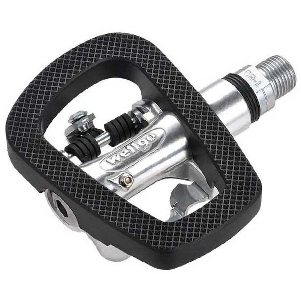 WellGo R191b Sykkelpedaler, Silver / black, One Size
