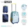 Wellhome 31x17x47 Cm Dino Ryggsekk Med Hjul, Blue