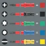 Wera 5006608001 Skrutrekkersett, Multicolour, One Size