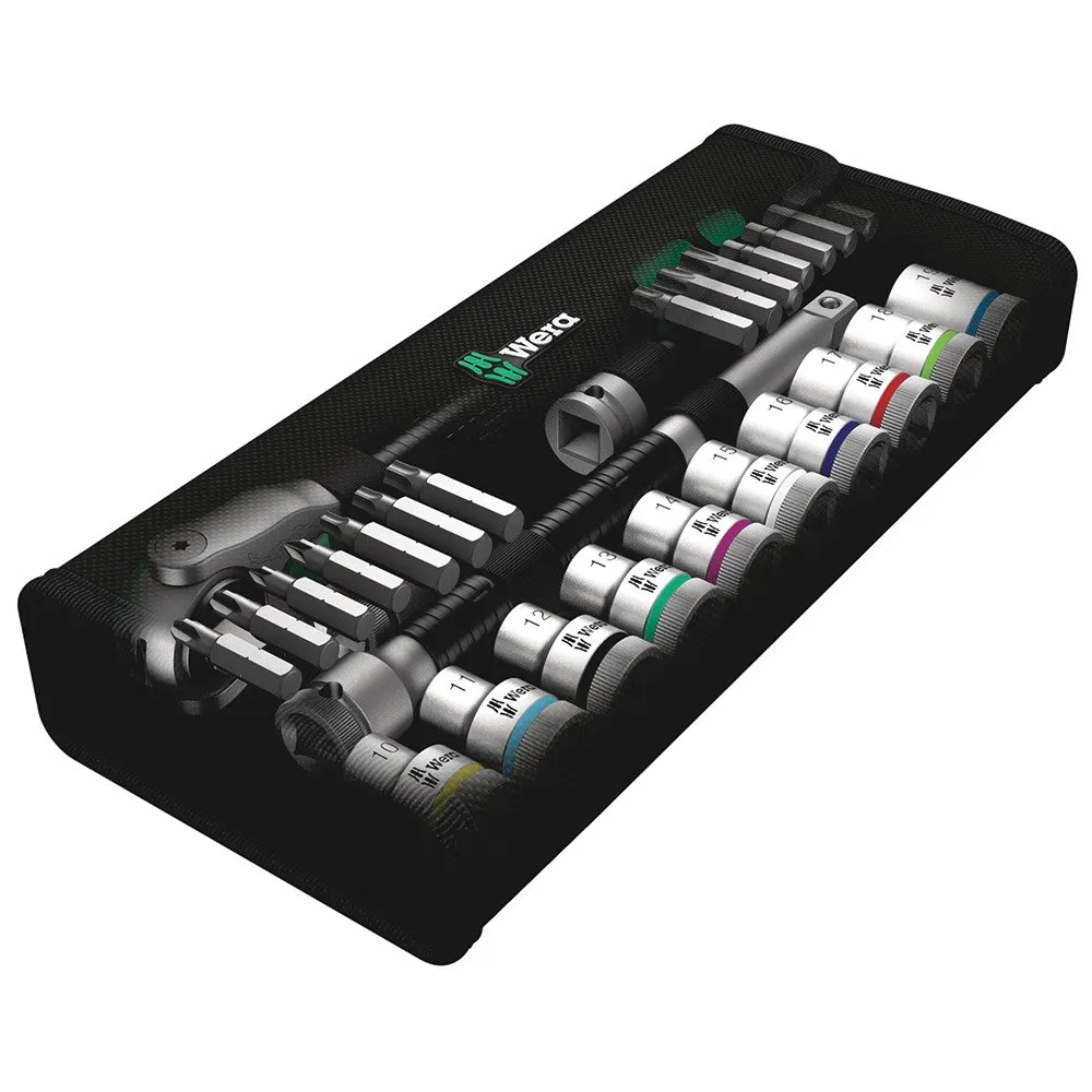 Wera 8100 Sc 6 Zyklop Speed Skralle Sett, Silver, One Size