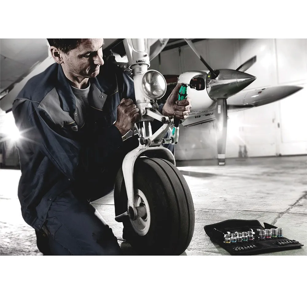 Wera 8100 Sc 6 Zyklop Speed Skralle Sett, Silver, One Size