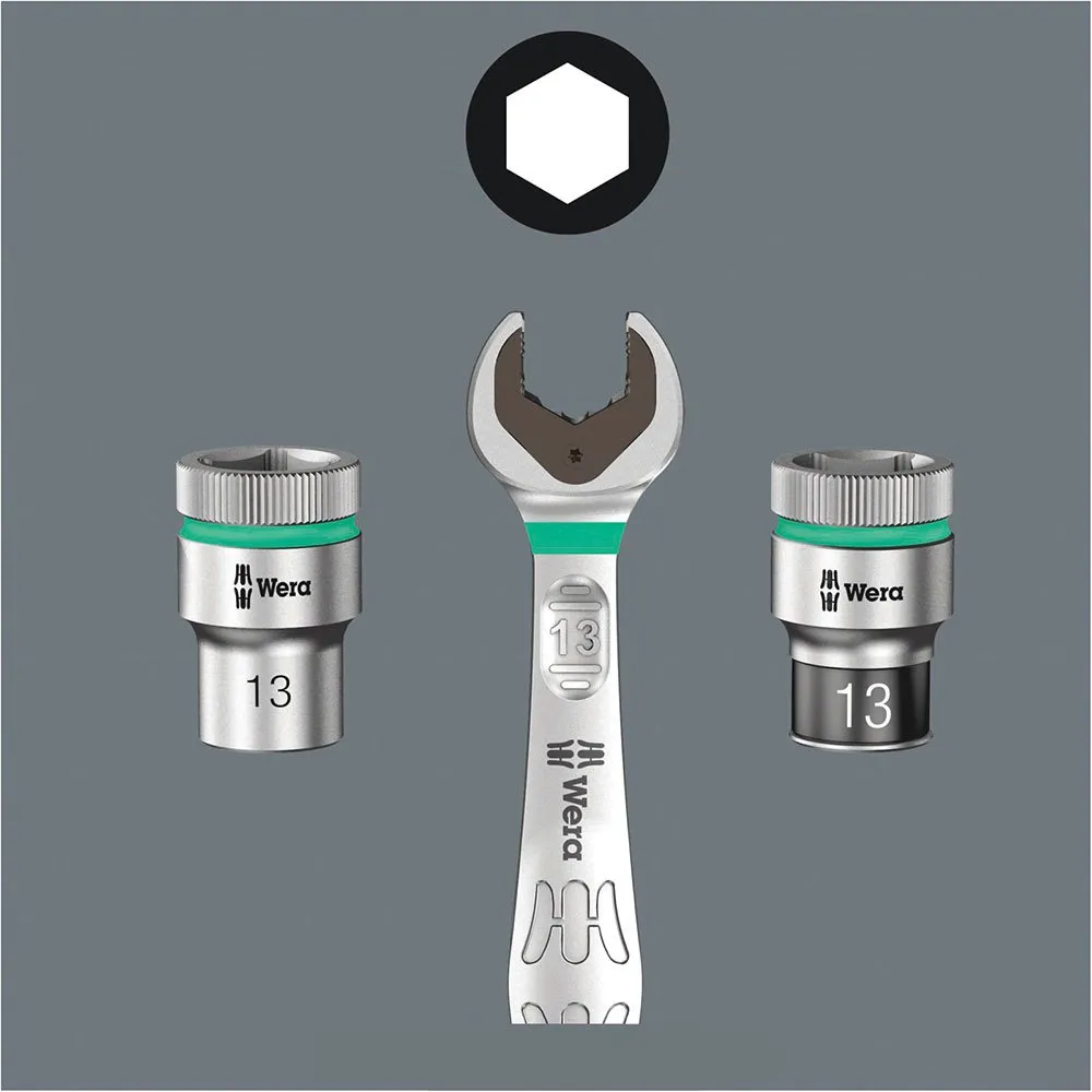 Wera 8790 Hmc Hf 1 Zyklop Pipeverktøysett, Silver / black, One Size