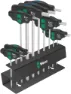 Wera Bicycle Set 6 Unbrako og Torx T-Nøkkel Sett med Holder