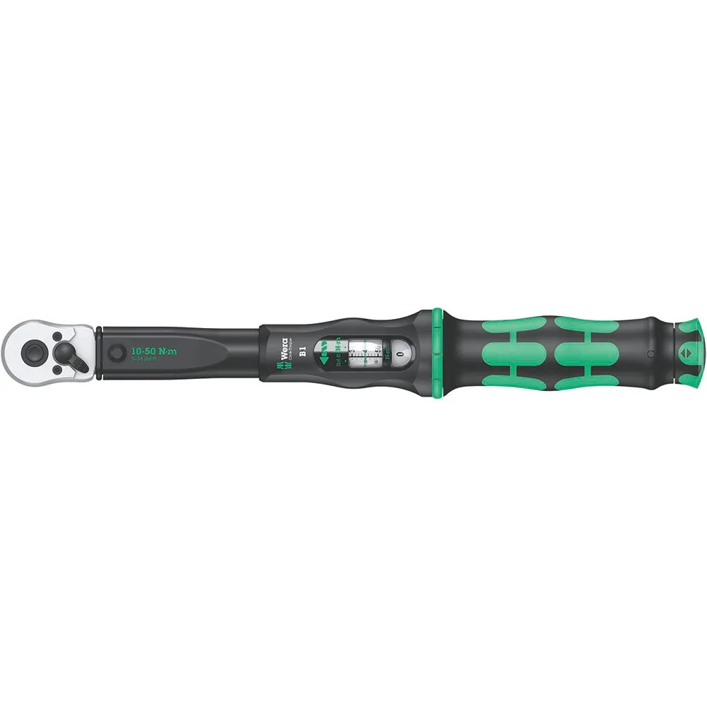 Wera Click-torque B 1 Momentnøkkel, Black / green, One Size