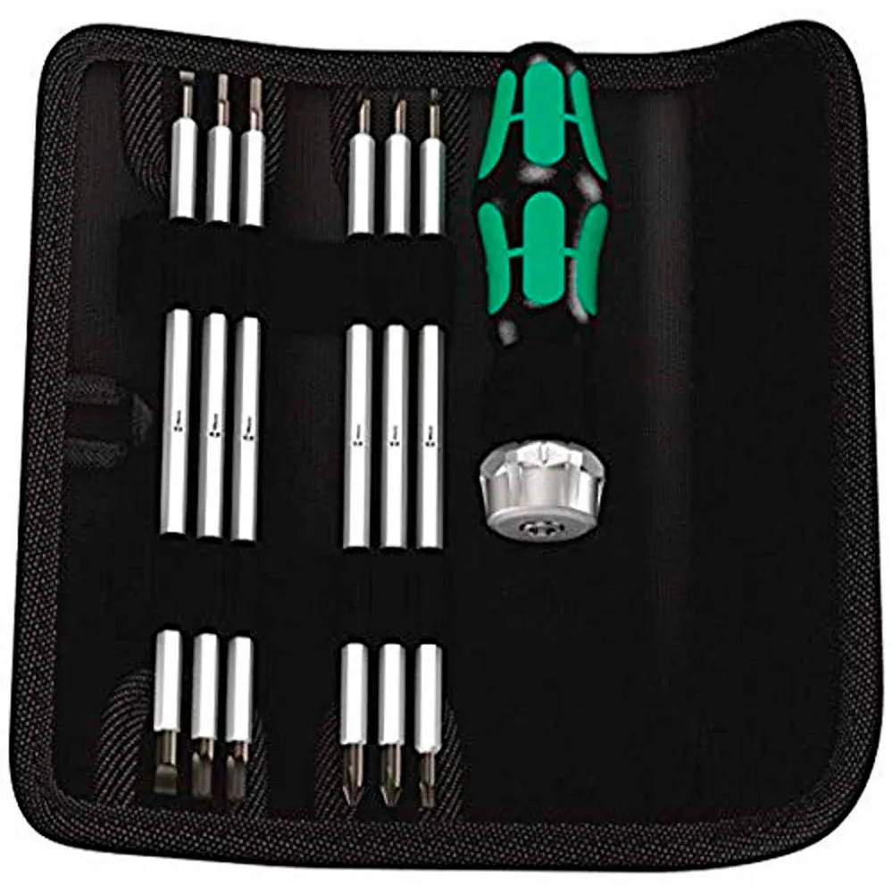 Wera Kraftform Kompakt Vario Ra Holder Med Skrallefunksjon, Black / green / silver, One Size