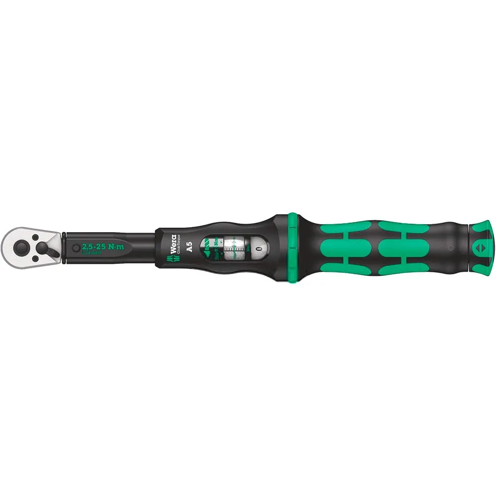 Wera Momentnøkkel Click-torque A5 2.5-25nm, Black / green, One Size Wera Momentnøkkel Click-torque A5 2.5-25nm, Black / green, One Size