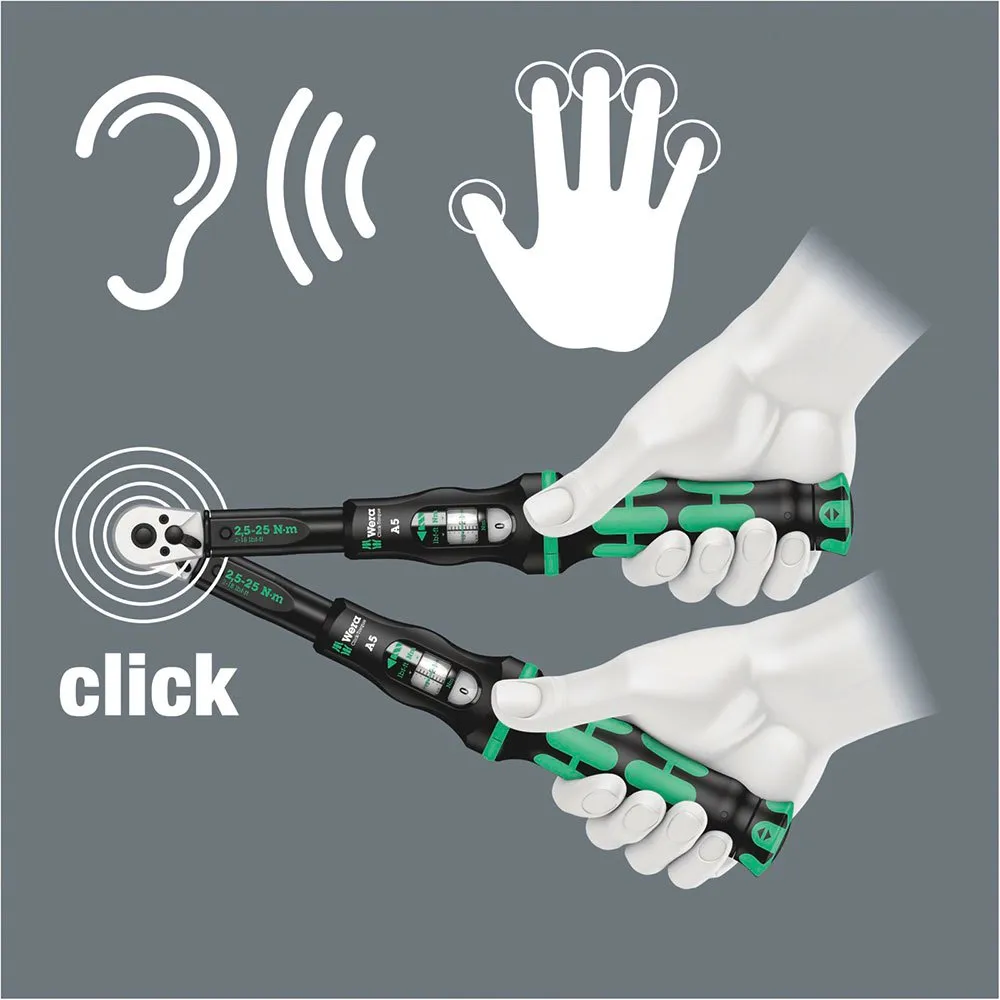Wera Momentnøkkel Click-torque C 4, Black / green, One Size Wera Momentnøkkel Click-torque C 4, Black / green, One Size