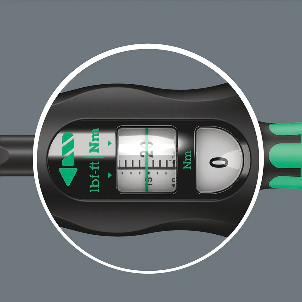 Wera Momentnøkkel Click-torque C2 20-100nm, Black / green, One Size