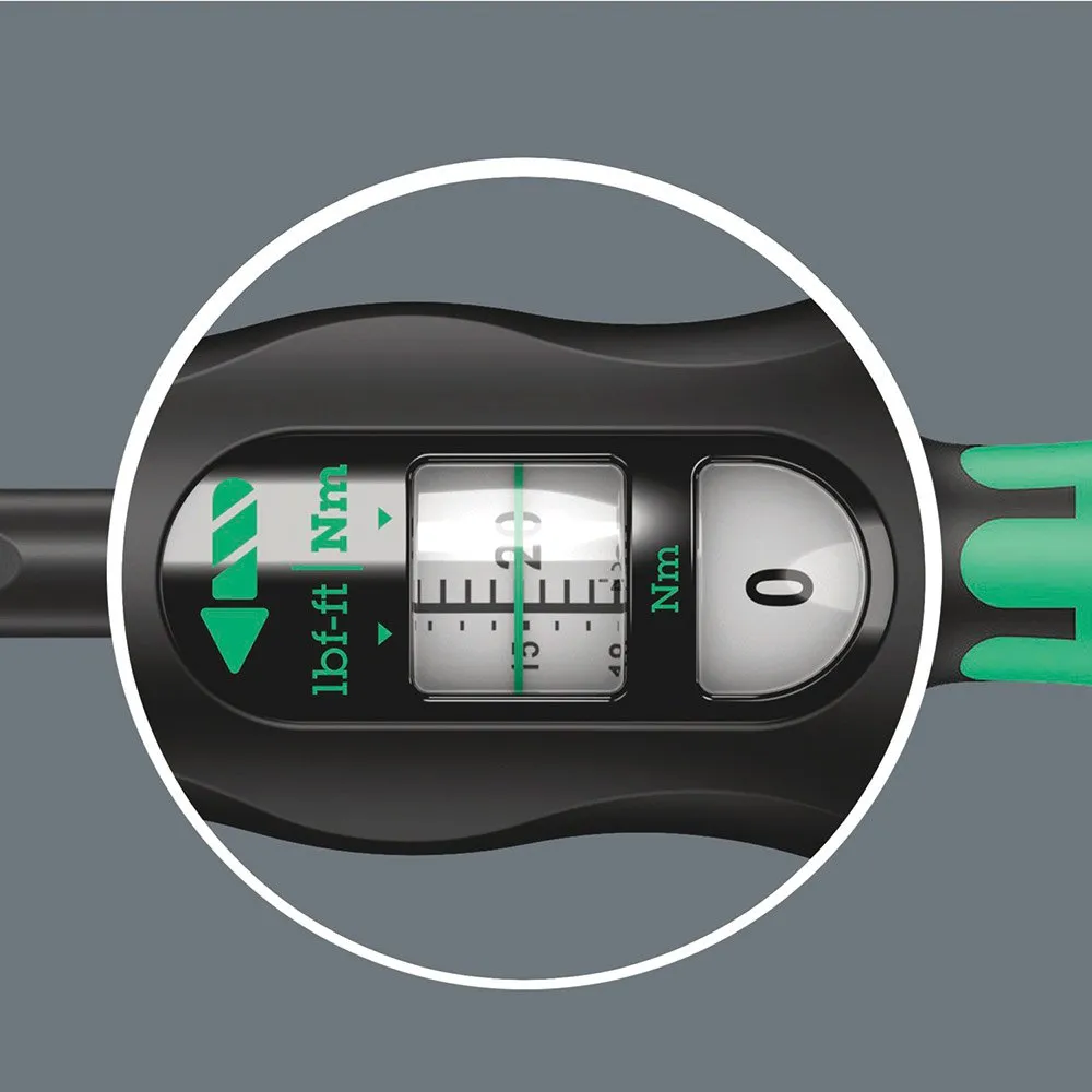 Wera Momentnøkkel Click-torque C3 40-200nm, Black / green, One Size Wera Momentnøkkel Click-torque C3 40-200nm, Black / green, One Size