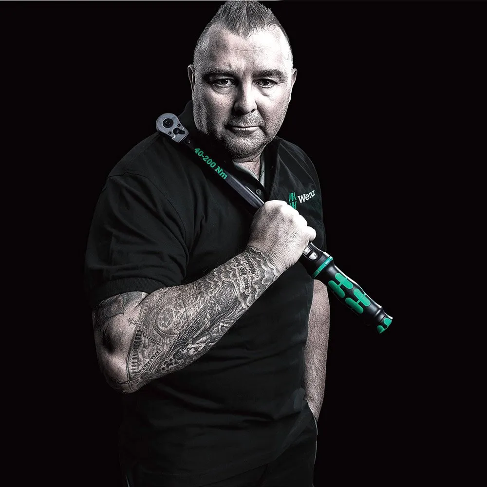 Wera Momentnøkkel Click-torque C3 40-200nm, Black / green, One Size Wera Momentnøkkel Click-torque C3 40-200nm, Black / green, One Size