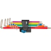 Wera Rustfritt 3967/9 Tx Sxl Hf 1 L-nøkkelsett Wera Rustfritt 3967/9 Tx Sxl Hf 1 L-nøkkelsett