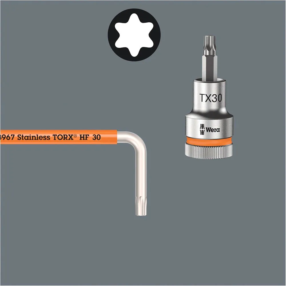 Wera Rustfritt 3967/9 Tx Sxl Hf 1 L-nøkkelsett, Multicolour, One Size Wera Rustfritt 3967/9 Tx Sxl Hf 1 L-nøkkelsett, Multicolour, One Size
