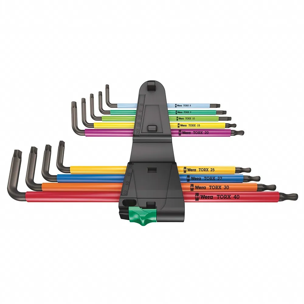 Wera Sett Med Vinkelnøkler 967/9 Tx Xl 1, Multicolour, One Size