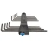 Wera Sett Med Vinkelnøkler 967/9 Tx Xl Hf 1, Black, One Size