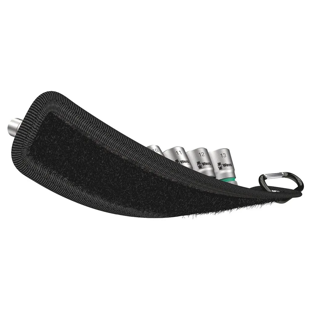 Wera Stikkontaktsett Belt A 4 Zyklop 1/4, Silver, One Size
