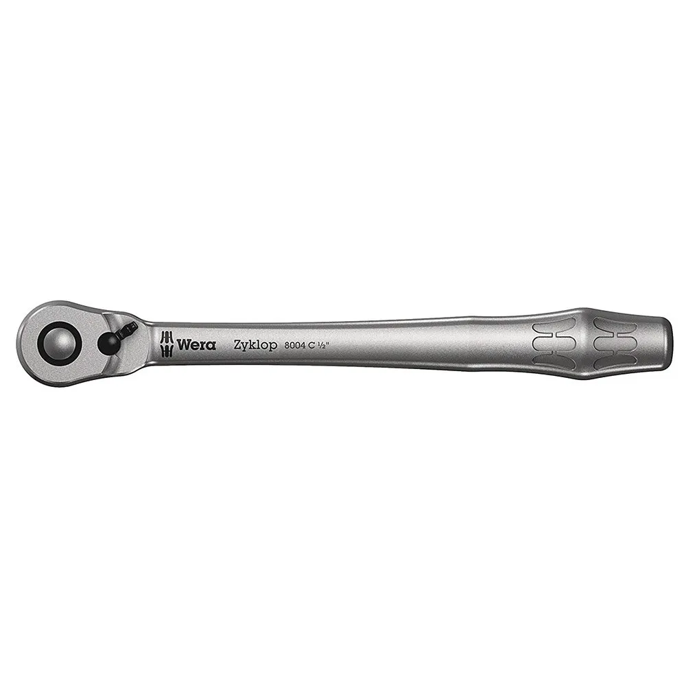 Wera Verktøy 8004 C Zyklop Metal Ratchet 1/2 Drive, Silver, One Size Wera Verktøy 8004 C Zyklop Metal Ratchet 1/2 Drive, Silver, One Size