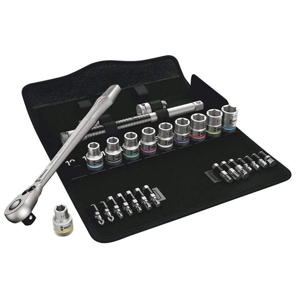 Wera Zyklop Metall Skrallesett 8100 Sc 8, Silver, One Size