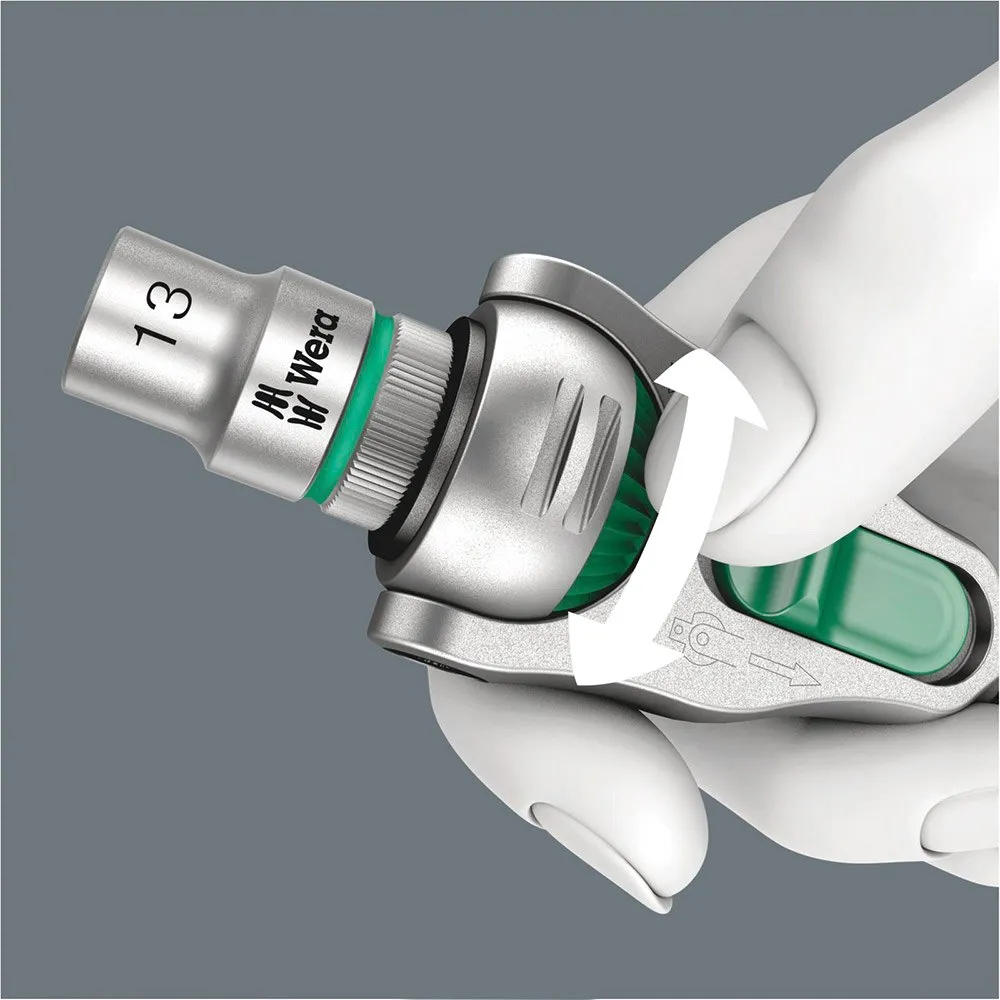 Wera Zyklop Speed Ratchet Set 8100 Sa/sc 2, Silver, One Size