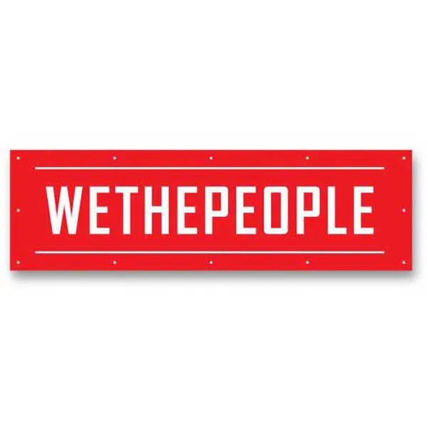 wethepeople Banner 2 Enheter, Yellow, 350 x 1000mm