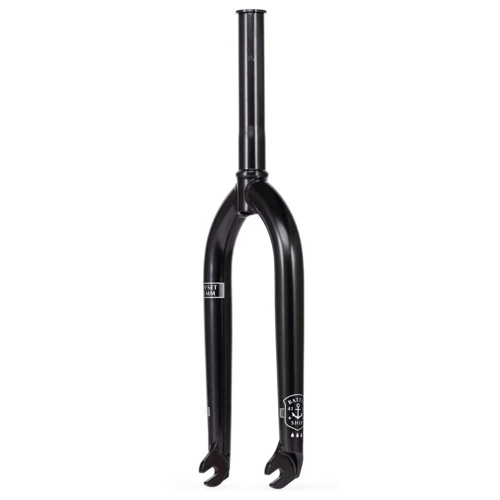 wethepeople Battleship 24 Mm Offset Bmx-gaffel, Black, 20", Rigid