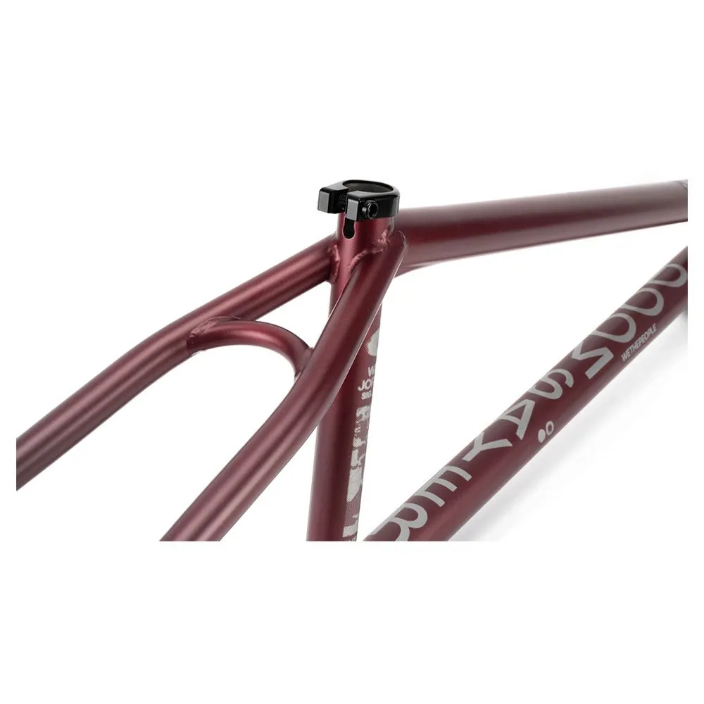 wethepeople Doomsayer Bmx-ramme, Matt royal red, 20.5" TT