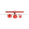 Wheels Hodetelefonkoppresse, Red, One Size