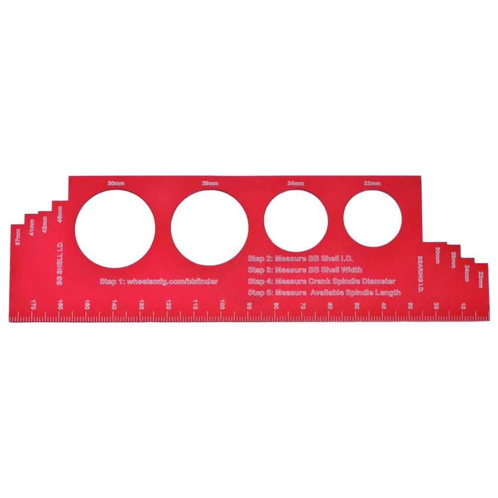 Wheels Verktøy For Måling Av Kranklager, Red, One Size Wheels Verktøy For Måling Av Kranklager, Red, One Size