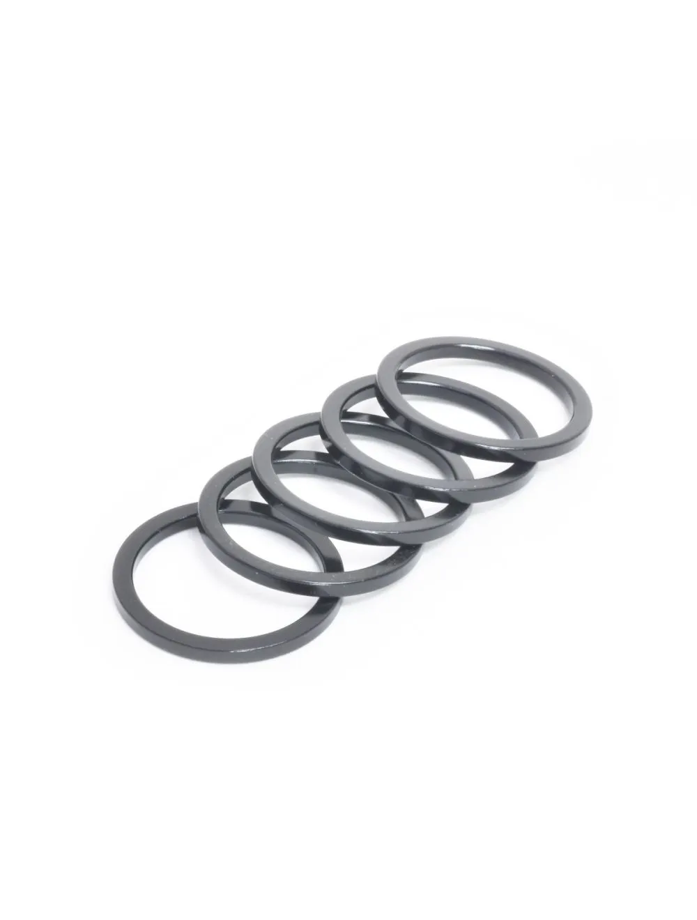 Wheels Wheel MFG Styrfitting Spacer 1x 2,5 MM 5 stk pakke, Svart