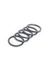 Wheels Wheel MFG Styrfitting Spacer 1x 2,5 MM 5 stk pakke, Svart