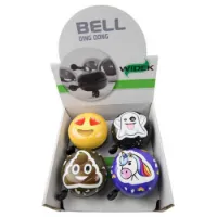 Widek Ding Dong Emoticons 80 Mm Sykkelklokke Widek Ding Dong Emoticons 80 Mm Sykkelklokke