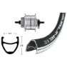 Wiener Rodi Airline 1 28´´ Disc Dynamo Dh3d32 Forhjul, Black / silver, 12 x 100mm