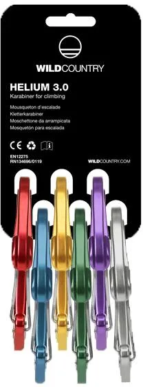 Wild Country Helium 3.0 Rack 6 Pack Lettvekter i full størrelse