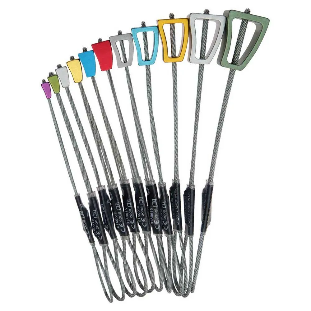 Wild Country Rock On Wire Anodised 1-10 Stoppsett, Multicolor, 1-10