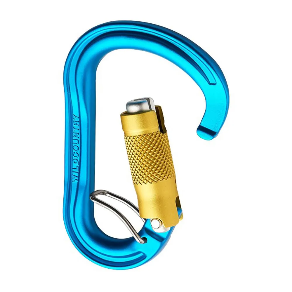 Wild Country Xenon Hms Trilock Belay Karabinkrok, Blue / yellow, One Size