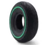 Wildcat Mini Bmx 11´´ X 4.10/3.50-8 Urban Stive Sykkeldekk, Black / green, 11" x 4.10 / 3.50-8