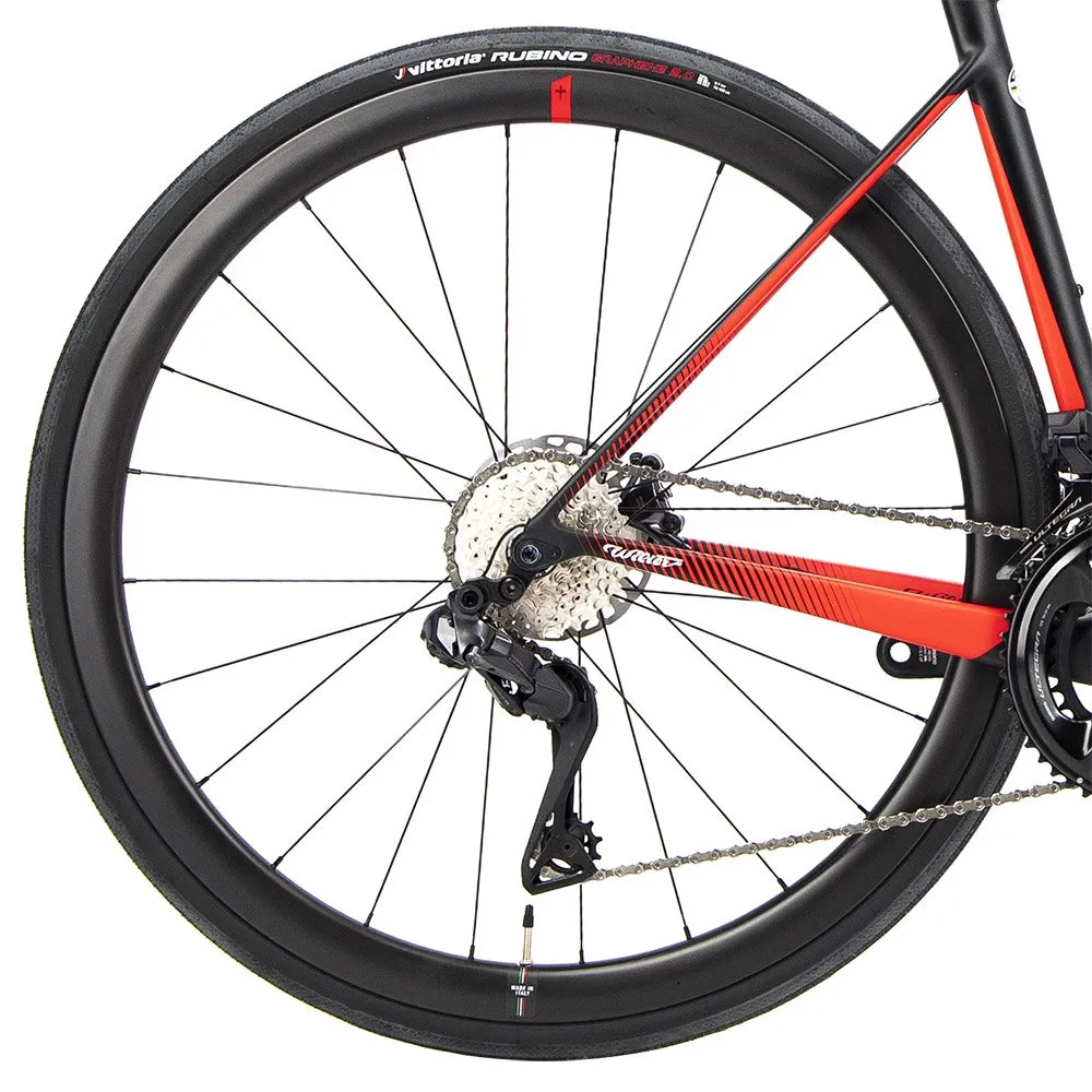 Wilier 0 Sl Ultegra Di2 Disc Landeveissykkel, Red / black Wilier 0 Sl Ultegra Di2 Disc Landeveissykkel, Red / black