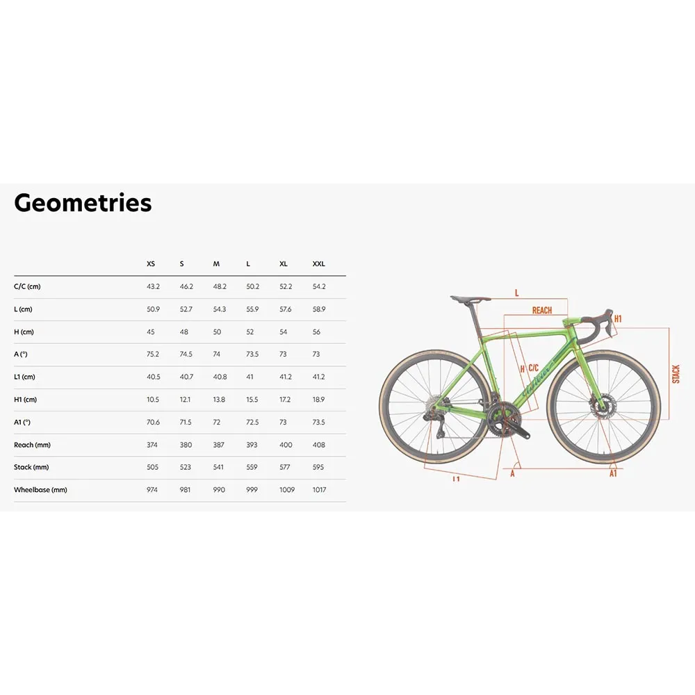 Wilier Verticale Slr Super Record Wrl Ser Ie S Kleos Rd 36 Landeveissykkel
