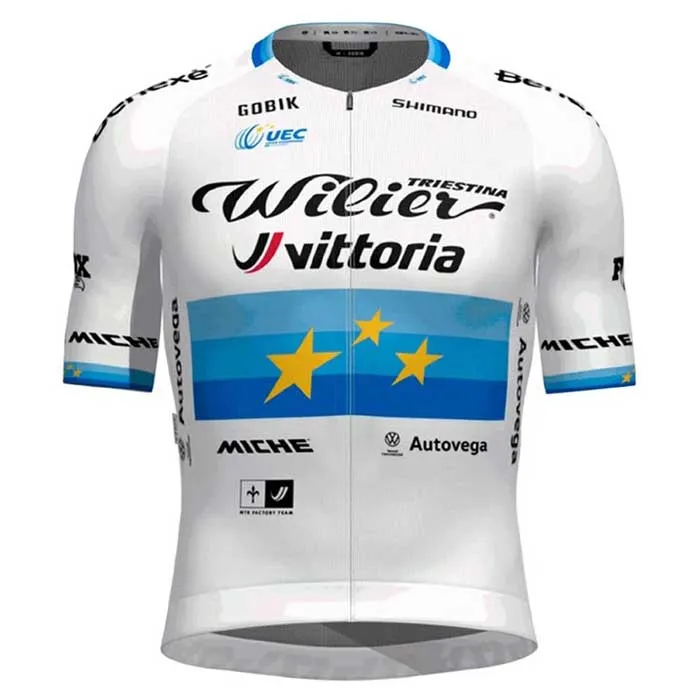 Wilier Vittoria Mtb Factory Team European Champion Kort Ermet Trøye Wilier Vittoria Mtb Factory Team European Champion Kort Ermet Trøye
